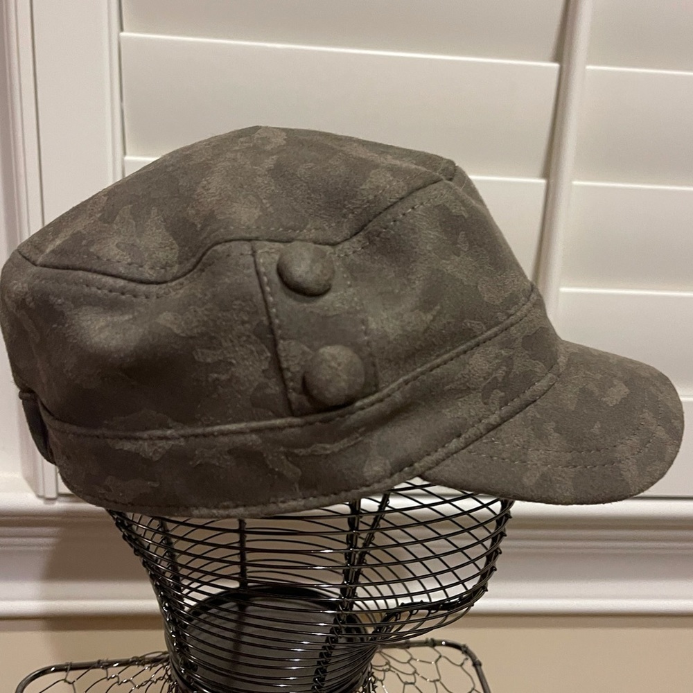 Camo Cadet Hat With Buttons - image 2